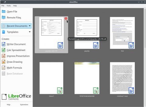 How to Delete Recent Documents List in LibreOffice - libreofficehelp.com