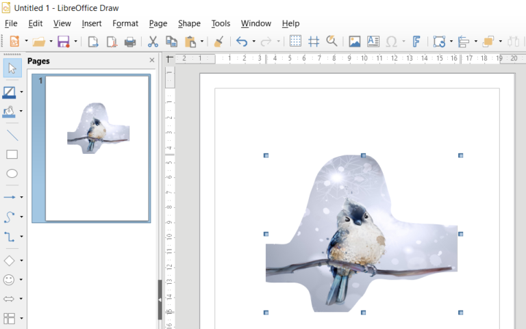 How To Erase In LibreOffice Draw