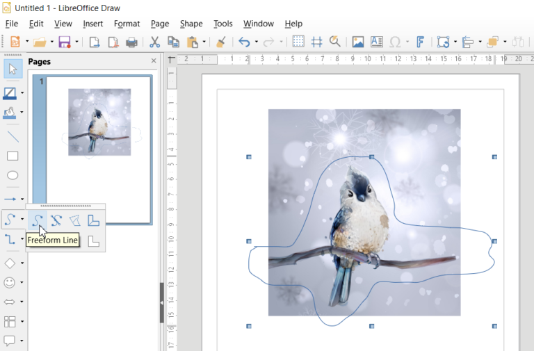 How To Erase In LibreOffice Draw