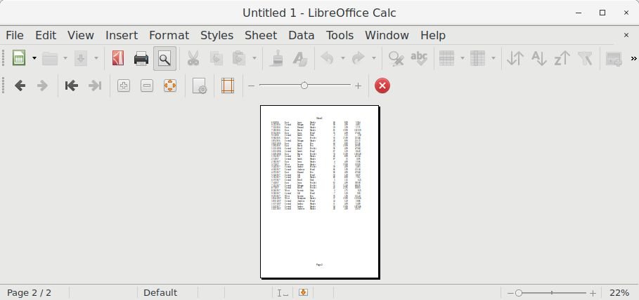 stille teleskop frakke Make LibreOffice Calc Sheet Fit to Page for Print - libreofficehelp.com