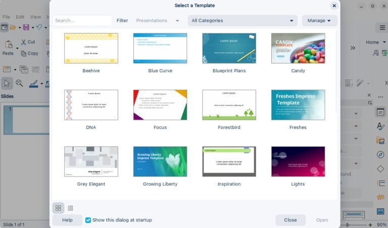 Create Your First Presentation Using LibreOffice Impress